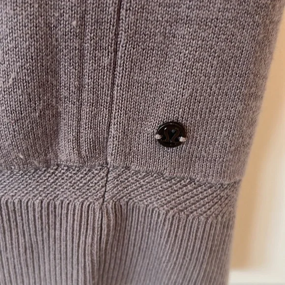 LULULEMON Knit Open Cardi Dusty Purple Duster - Picture 3 of 8